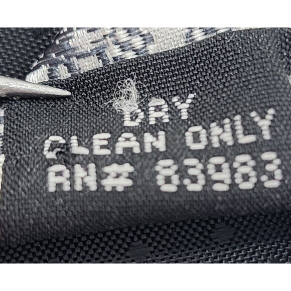 Jean Claude Vidal Handmade Neck Tie Silver & Black Geometric Classic 59" - Picture 5 of 11